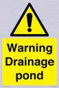 WV12066: Warning Drainage pond