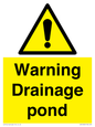 WV12066: Warning Drainage pond