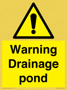 WV12066: Warning Drainage pond