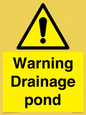 WV12066: Warning Drainage pond