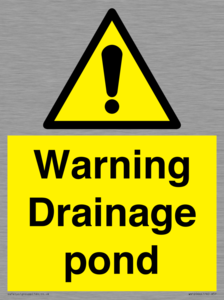 WV12066: Warning Drainage pond