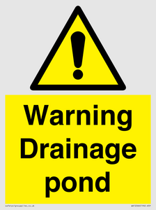 WV12066: Warning Drainage pond