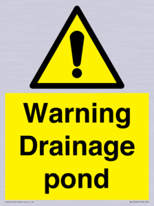 WV12066: Warning Drainage pond
