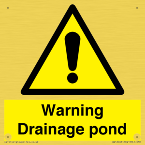 WV12066: Warning Drainage pond