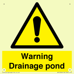 WV12066: Warning Drainage pond