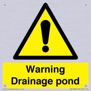 WV12066: Warning Drainage pond