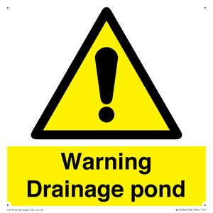 WV12066: Warning Drainage pond
