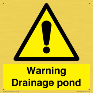 WV12066: Warning Drainage pond