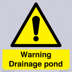 WV12066: Warning Drainage pond