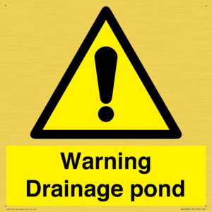 WV12066: Warning Drainage pond
