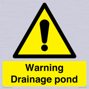 WV12066: Warning Drainage pond