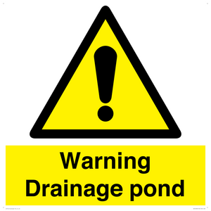 WV12066: Warning Drainage pond