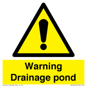 WV12066: Warning Drainage pond