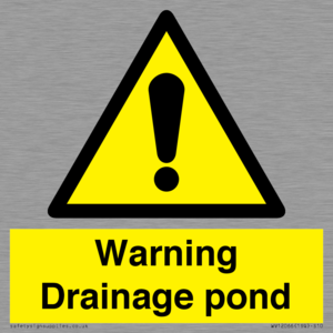 WV12066: Warning Drainage pond
