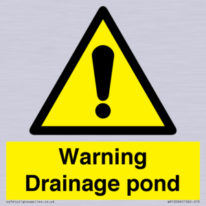 WV12066: Warning Drainage pond