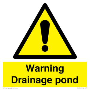 WV12066: Warning Drainage pond