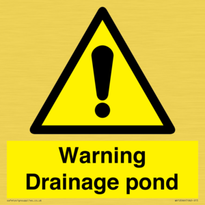 WV12066: Warning Drainage pond