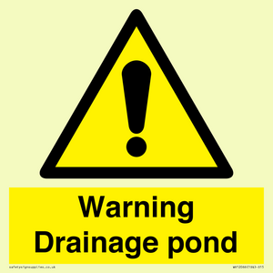 WV12066: Warning Drainage pond