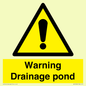WV12066: Warning Drainage pond