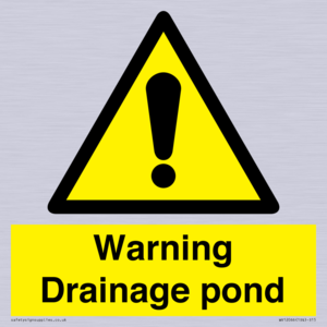 WV12066: Warning Drainage pond