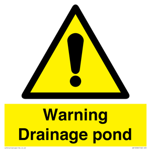 WV12066: Warning Drainage pond