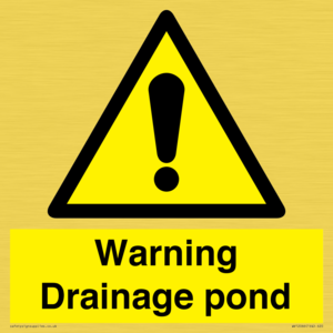 WV12066: Warning Drainage pond