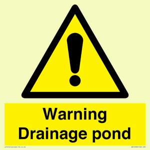 WV12066: Warning Drainage pond