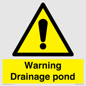 WV12066: Warning Drainage pond