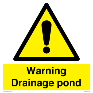 WV12066: Warning Drainage pond
