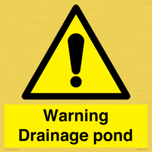 WV12066: Warning Drainage pond