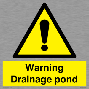 WV12066: Warning Drainage pond