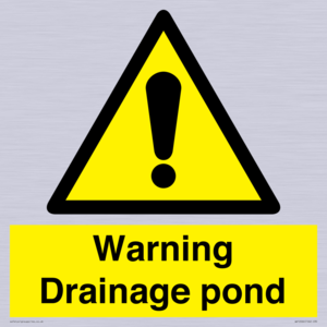 WV12066: Warning Drainage pond