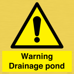 WV12066: Warning Drainage pond