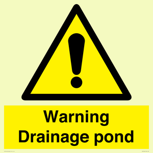 WV12066: Warning Drainage pond