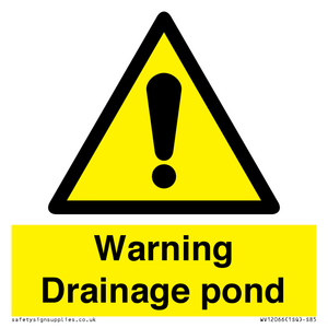 WV12066: Warning Drainage pond