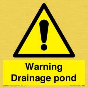 WV12066: Warning Drainage pond