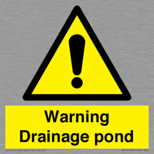 WV12066: Warning Drainage pond