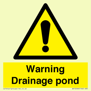WV12066: Warning Drainage pond
