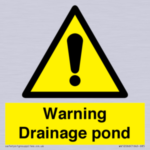 WV12066: Warning Drainage pond
