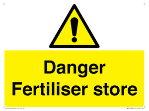 WV12068: Danger Fertiliser store