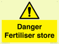 WV12068: Danger Fertiliser store