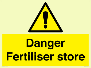 WV12068: Danger Fertiliser store