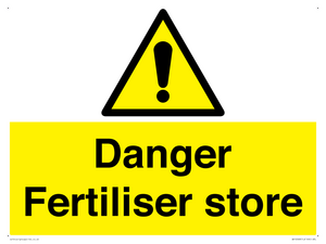 WV12068: Danger Fertiliser store