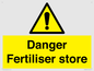 WV12068: Danger Fertiliser store