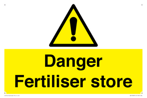 WV12068: Danger Fertiliser store