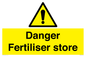WV12068: Danger Fertiliser store