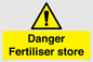 WV12068: Danger Fertiliser store
