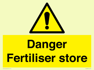 WV12068: Danger Fertiliser store