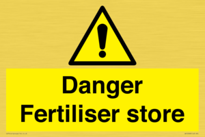 WV12068: Danger Fertiliser store