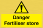 WV12068: Danger Fertiliser store